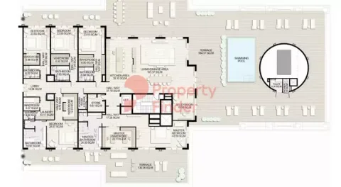 Floor plan, 5 Beds, 15,105 sq ft