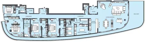 Floor plan, 4 Beds, 5,710 sq ft