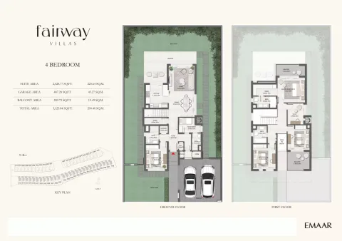 Floor plan, 4 Beds, 3,126 sq ft