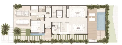 Floor plan, 5 Beds, 6,596 sq ft
