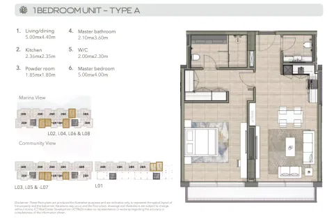 Floor plan, 1 Bed, 0 sq ft