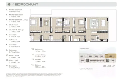 Floor plan, 4 Beds, 0 sq ft
