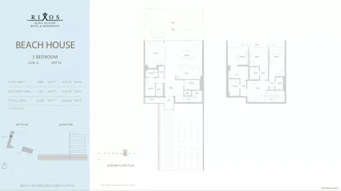 Floor plan, 3 Beds, 5,929 sq ft