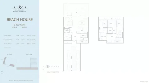 Floor plan, 3 Beds, 5,809 sq ft