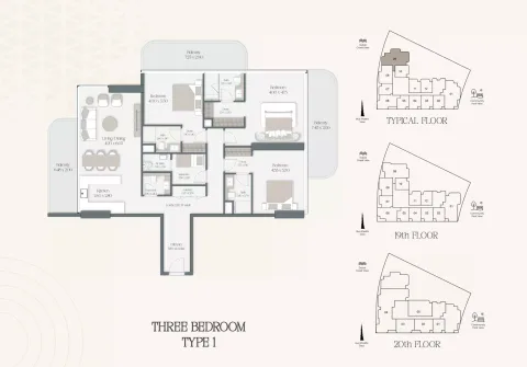 Floor plan, 3 Beds, 2,131 sq ft