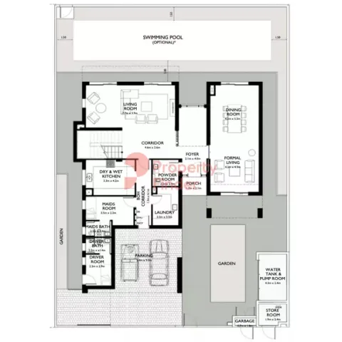 Floor plan, 4 Beds, 5,113 sq ft