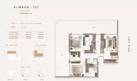 Floor plan, 2 Beds, 1,734 sq ft