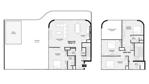 Floor plan, 4 Beds, 3,950 sq ft