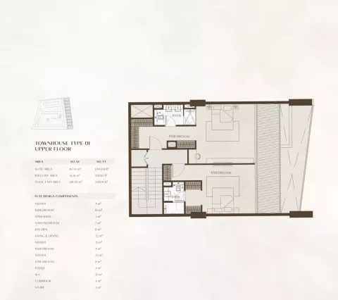 Floor plan, 3 Beds, 2,351 sq ft