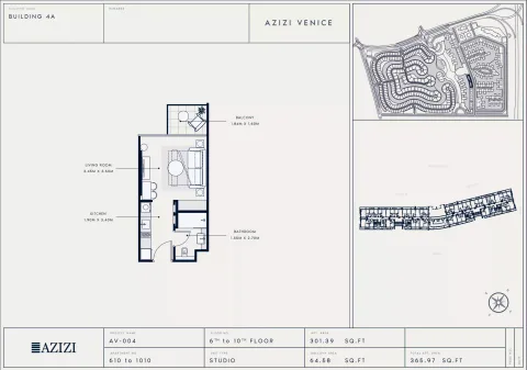 Floor plan, Studio, 365 sq ft
