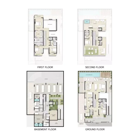 Floor plan, 5 Beds, 13,007 sq ft
