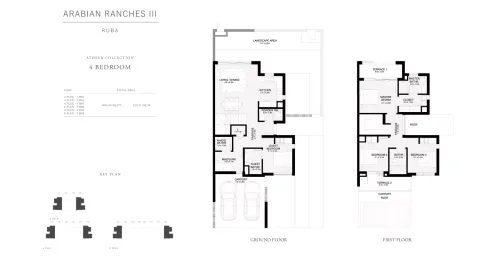 Floor plan, 4 Beds, 2,403 sq ft