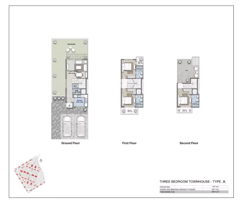 Floor plan, 3 Beds, 2,289 sq ft