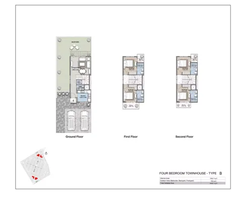 Floor plan, 4 Beds, 2,335 sq ft