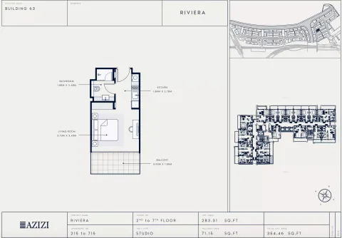 Floor plan, Studio, 354 sq ft