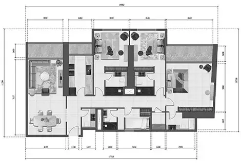 Floor plan, 3 Beds, 1,930 sq ft