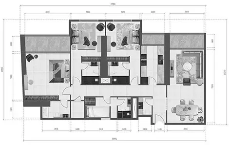 Floor plan, 3 Beds, 1,980 sq ft