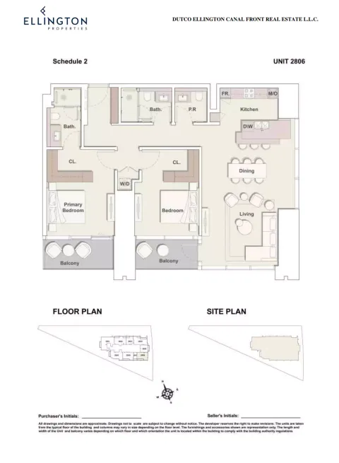 Floor plan, 2 Beds, 1,461 sq ft