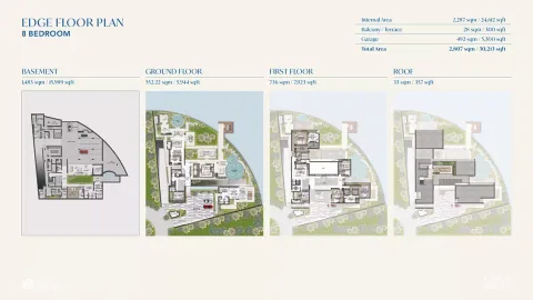 Floor plan, 8 Beds, 30,213 sq ft