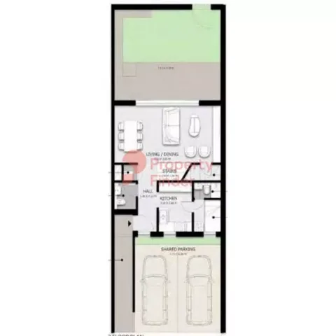 Floor plan, 2 Beds, 2,005 sq ft