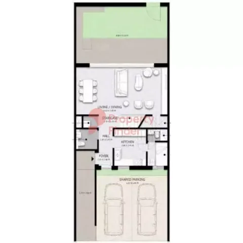 Floor plan, 3 Beds, 2,279 sq ft