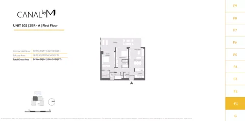 Floor plan, 2 Beds, 1,546 sq ft