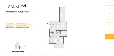 Floor plan, 2 Beds, 1,561 sq ft
