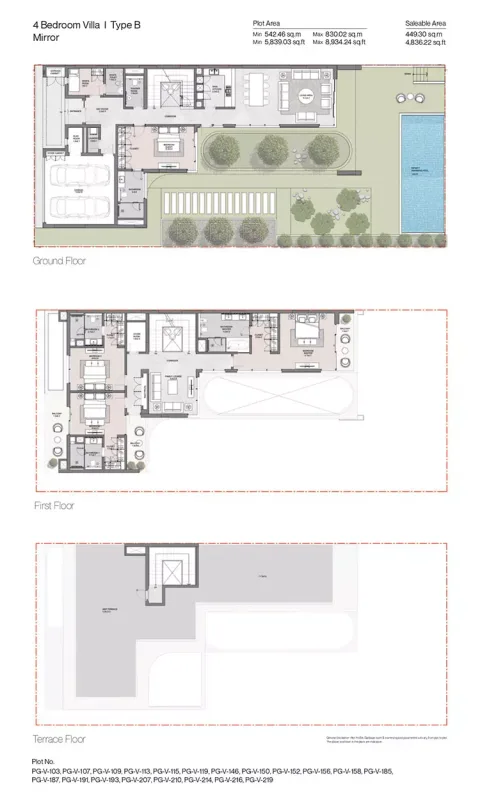 Floor plan, 4 Beds, 4,836 sq ft