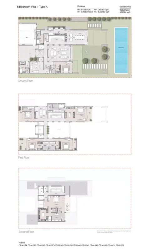 Floor plan, 6 Beds, 9,788 sq ft