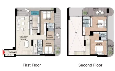 Floor plan, 4 Beds, 2,768 sq ft