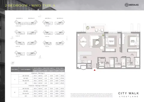 Floor plan, 3 Beds, 1,354 sq ft