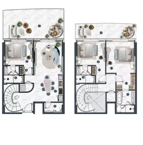 Floor plan, 3 Beds, 0 sq ft