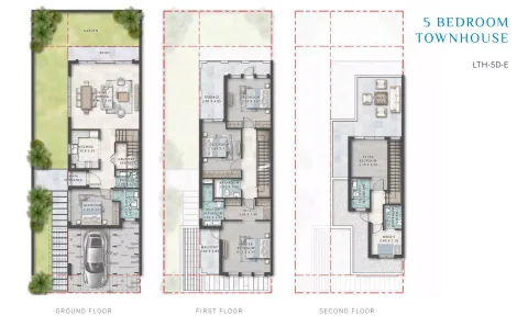 Floor plan, 5 Beds, 0 sq ft