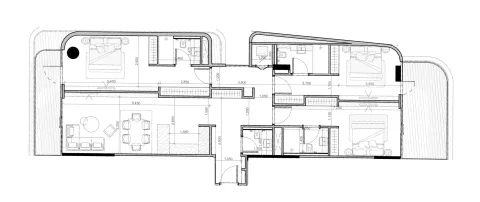 Floor plan, 3 Beds, 2,048 sq ft