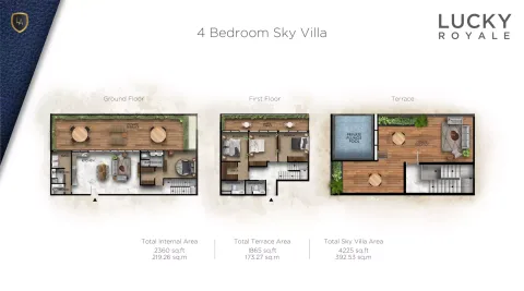 Floor plan, 4 Beds, 4,225 sq ft