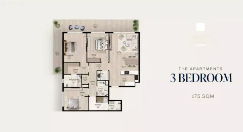 Floor plan, 3 Beds, 1,883 sq ft