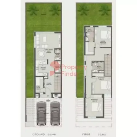 Floor plan, 3 Beds, 1,587 sq ft