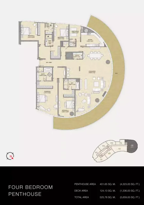 Floor plan, 4 Beds, 5,659 sq ft