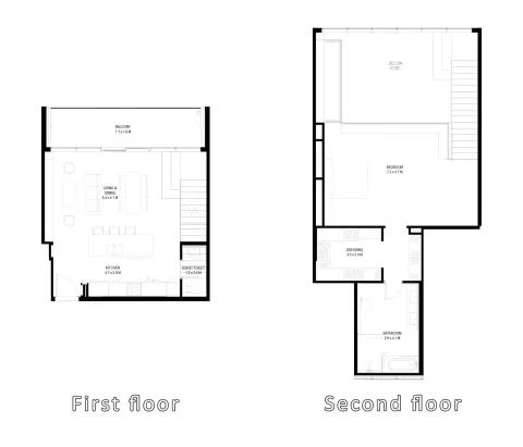 Floor plan, 1 Bed, 1,784 sq ft
