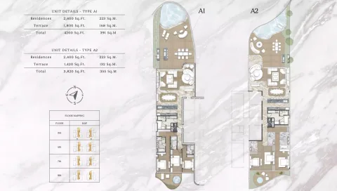 Floor plan, 3 Beds, 4,200 sq ft