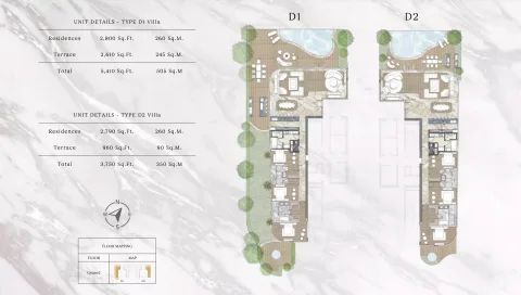 Floor plan, 3 Beds, 5,410 sq ft