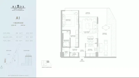 Floor plan, 1 Bed, 1,500 sq ft