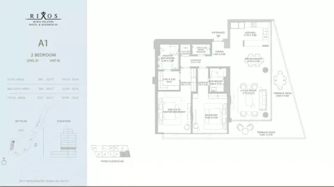 Floor plan, 2 Beds, 2,127 sq ft