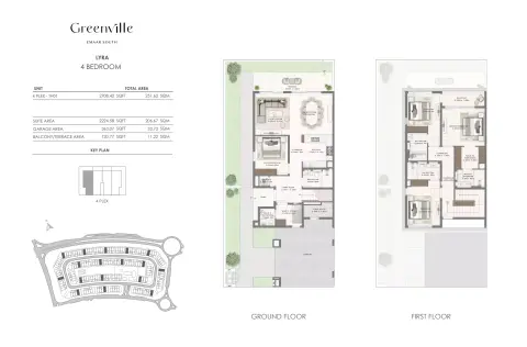 Floor plan, 4 Beds, 2,708 sq ft