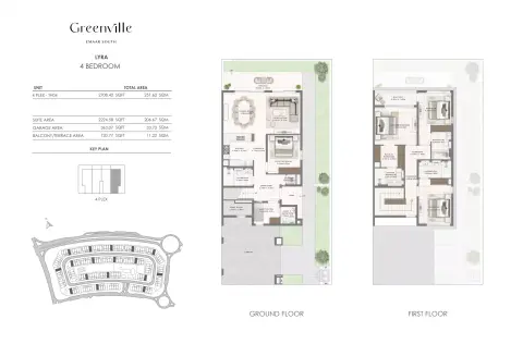 Floor plan, 4 Beds, 2,708 sq ft