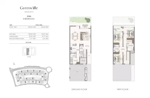 Floor plan, 3 Beds, 2,450 sq ft