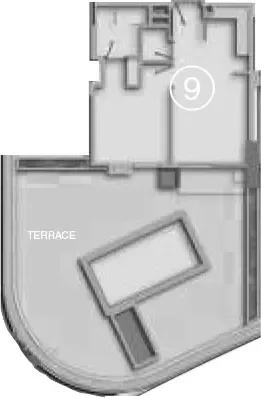Floor plan, 1 Bed, 743 sq ft