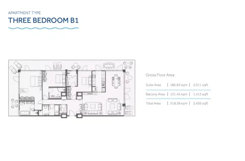 Floor plan, 3 Beds, 3,426 sq ft