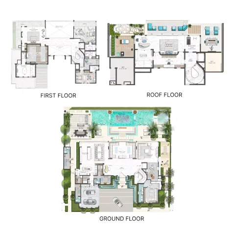 Floor plan, 5 Beds, 12,647 sq ft
