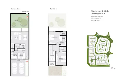 Floor plan, 2 Beds, 1,962 sq ft